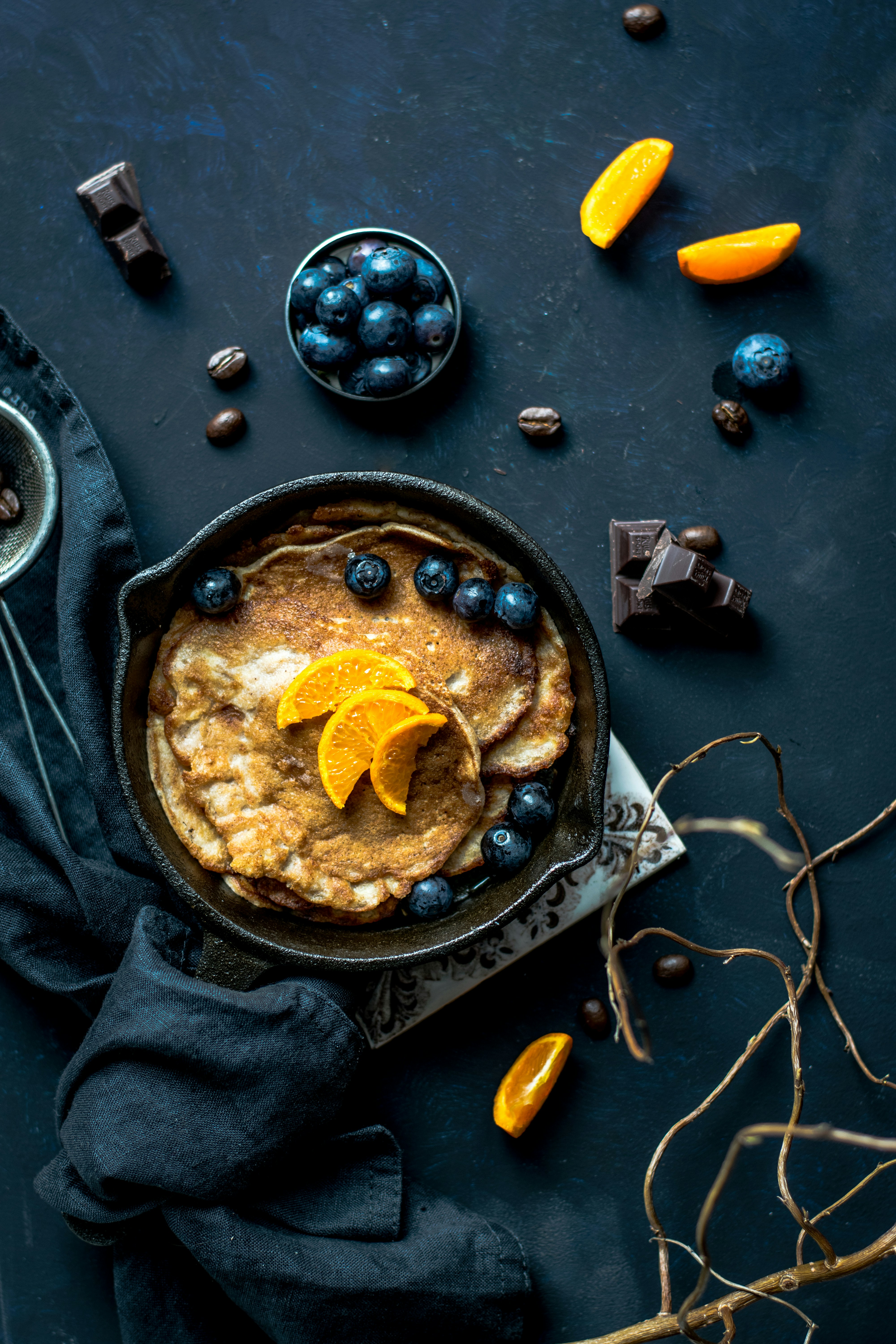 Delicious Blueberry Orange Pancakes
